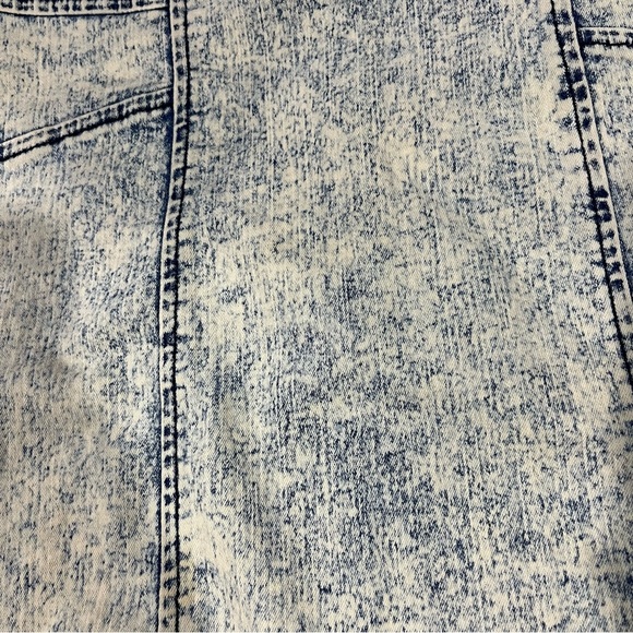 Nollie Faux Jean Mini Skirt 90s Y2K Vibes - Picture 7 of 7